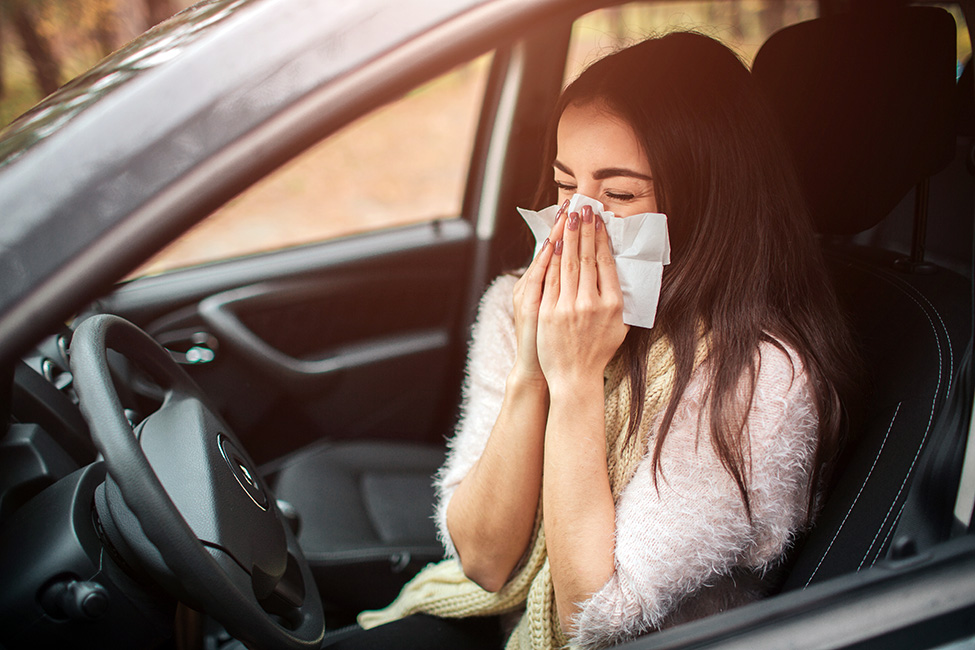 Evita que la alergia te mate al volante